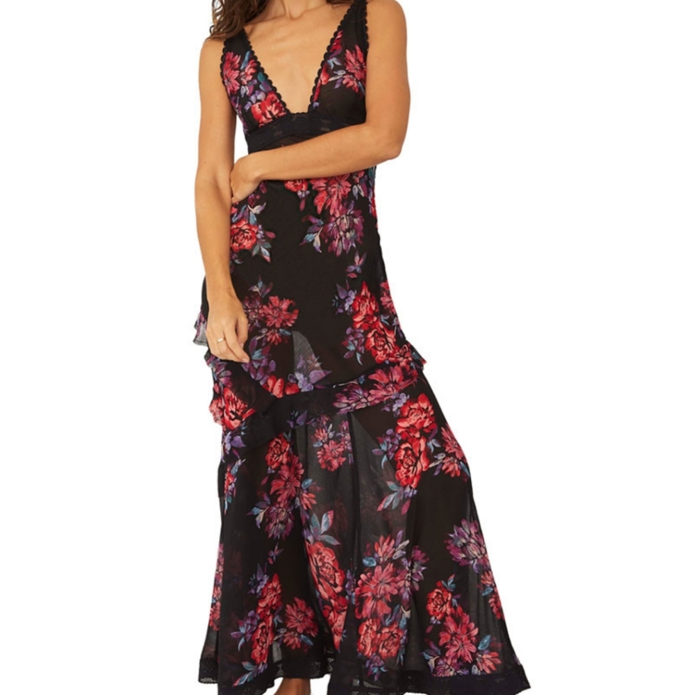 Free People Stay Awhile Maxi Dress